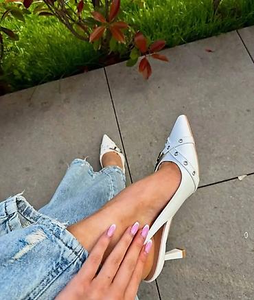 nike air max thea: Ženske slingback salonke sa špicastim vrhom i niskom potpeticom - — 4