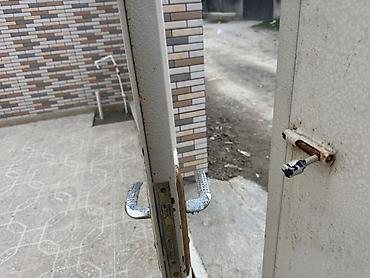 dəmir: İşlənmiş Dəmir Həyət darvazası, Yana açılan, 250 m, Mexaniki, Qapı ilə, rəng - Bej, Kredit yoxdur — 3