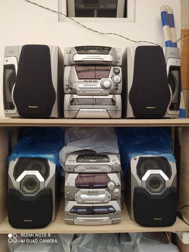 караоке микрофон с bluetooth динамиком: Продаю недорого верхний Panasonic Twin Woofer музыкальный центр есть и