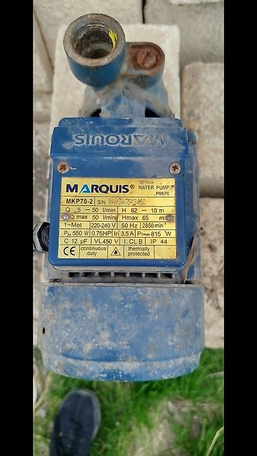 nasos: Su matoru Marquıs işlək vəziyyətdədir biraz təziqi zəyifləyib başı — 1