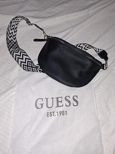 iqos 2.4 bluetooth: GUESS crna torbica / belt bag Elegantna i praktična GUESS torbica u — 1