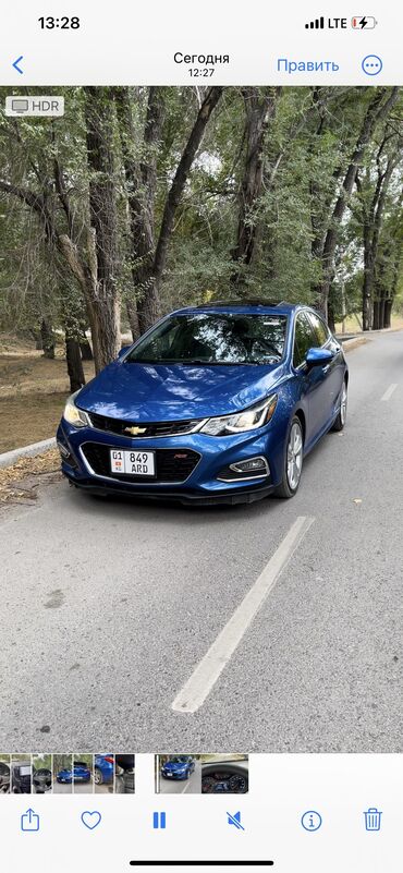 шевроле алеро: Chevrolet Cruze: 2018 г., 1.5 л, Автомат, Бензин