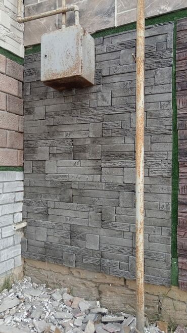 Напольные покрытия: Dekorativ fasad daş panelləri - Material: Beton əsaslı dekorativ daş