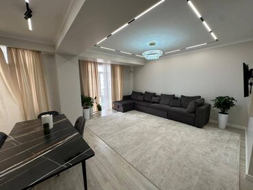 в районе кызыл аскер: 3 комнаты, 90 м², Элитка, 3 этаж, Евроремонт