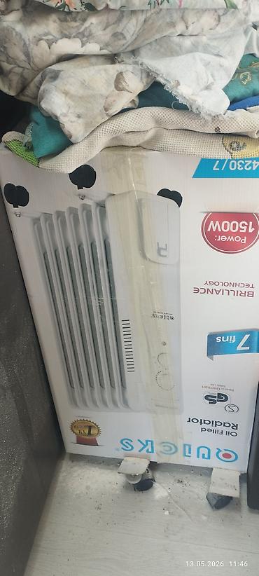 shakelli yag: Qulcks (Quleks) yağlı radiator – elektrikli isidici - Güc: 1500W - — 1