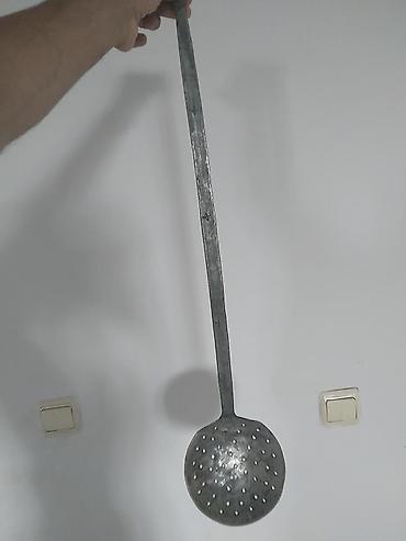 Аксессуары для кухни: Məhsul: Metal süzgəc qaşıq (uzun saplı) Təsvir: - Tamamilə metaldan — 1