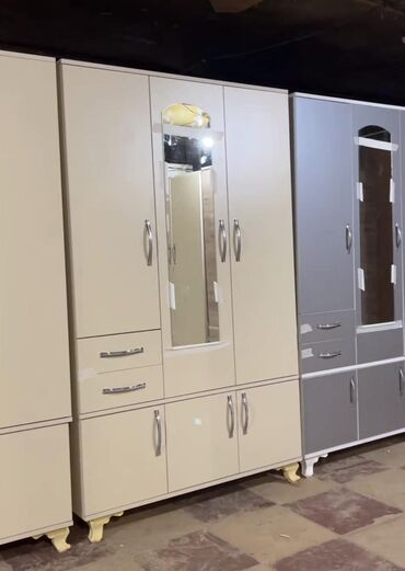 Dolablar: Açılan, 3 qapılı Düz dolab, Qarderob, paltar dolabı — 6