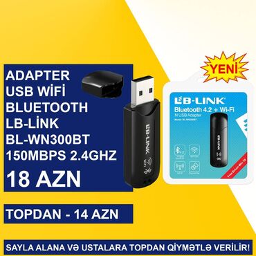 Digər kompüter aksesuarları: USB Adapterlər SAYLA ALANA VƏ USTALARA TOPDAN QİYMƏTLƏ VERİLİR! — 4