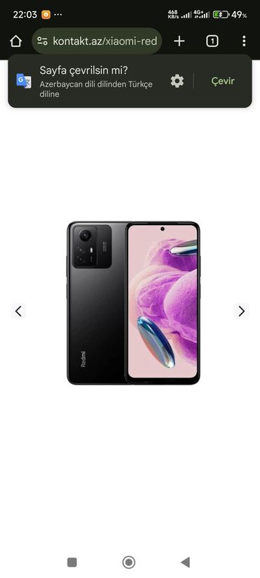 Bentley: Xiaomi Redmi smartfon - Rəng: Qara - Korpus: Zərif mat arxa panel