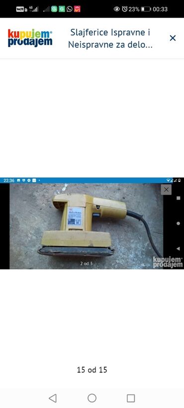 Električne polirke: Slajferice Ispravne i Neispravne za delove 1. Black&Decker KA88 na lalafo.rs — 15 Električne polirke: Slajferice Ispravne i Neispravne za delove 1. Black&Decker KA88 — 15