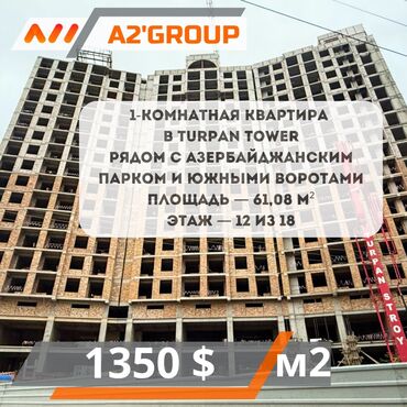 торговая точка в аренду: 1 комната, 61 м², Индивидуалка, 12 этаж, ПСО (под самоотделку)