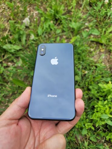 Apple iPhone: IPhone Xs, Б/у, 256 ГБ, Black Titanium, Защитное стекло, 88 %