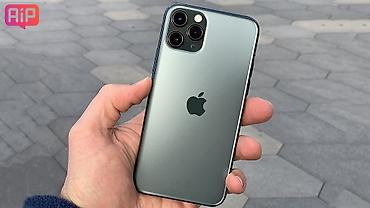 куплю айфон 11 бу: IPhone 11 Pro, Б/у, 256 ГБ, Matte Midnight Green, Защитное стекло, Чехол, 70 % — 1