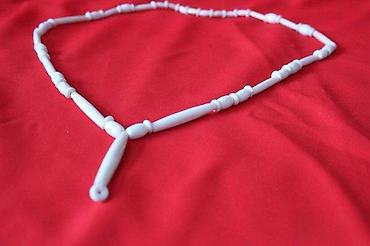 Ogrlice: STARA OGRLICA OD KOSTIJU, RUČNI RAD, UNIKAT | Velika stara ogrlica — 5