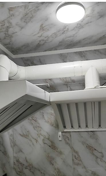 Установка вытяжек и вентиляции: Изготовление ремонт проектирование установка чистка. Вентиляции приток — 2