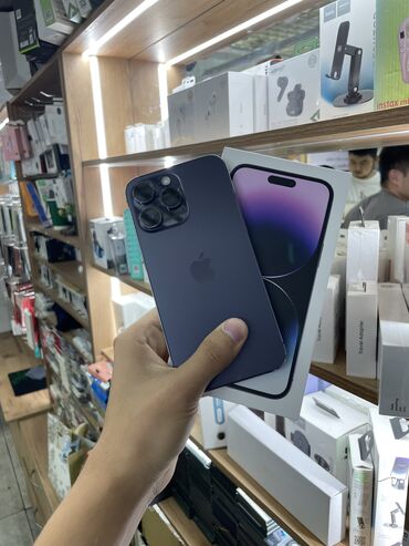 цена айфон 14 в бишкеке: IPhone 14 Pro Max, Б/у, 256 ГБ, Deep Purple, Защитное стекло, Чехол, Коробка, В рассрочку, 96 %