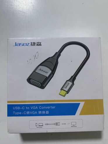 кабель мед: Адаптер Jasoz USB‑C to VGA Converter (Type‑C → VGA) Назначение: -