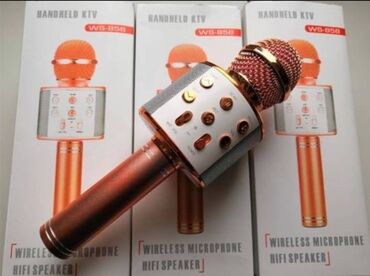 Mikrofoni: Mikrofon karaoke WS-858 Cena 1700din Dostupan u više boja! svetlo — 6