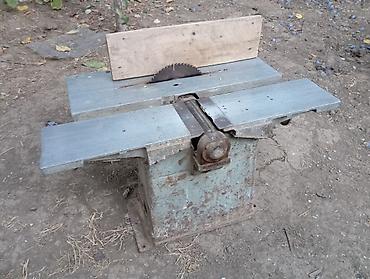 elektrik alətləri: Ağac emalı üçün masaüstü dairəvi mişar və rendə kombi qurğusu - — 1