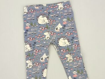 legginsy dla dziewczynki 80: Leggings for kids, 1.5-2 years, 92, condition - Good