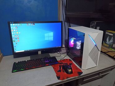 Настольные ПК и рабочие станции: Компьютер, ядер - 4, ОЗУ 16 ГБ, Игровой, Б/у, Intel Core i7, AMD Radeon RX 580, HDD + SSD — 2
