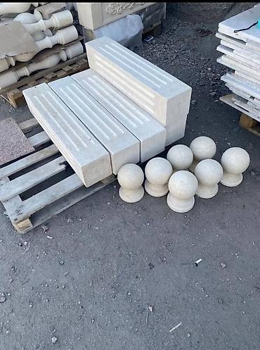 Готовые балясины: Готовая балясина, Материал: Сары-Таш, Для лестницы — 6