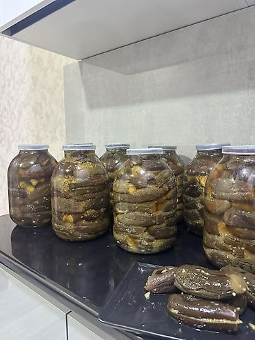 islenmis su baklari: Ev üsulu badımcan turşusu – 3 kq banka — 1