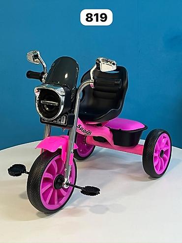 Velosipedlər: Uşaq üçtəkərli velosiped – model 819 - Dizayn: Moto-üslublu qabaq — 3