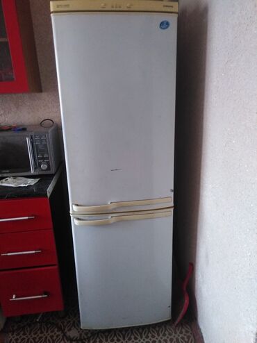 samsung galaxy j6 plus: Холодильник Samsung, Б/у, Двухкамерный, 175 *