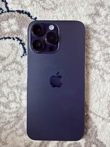 телефон ош цена: IPhone 14 Pro, 256 ГБ, Deep Purple, Куту, 84 %