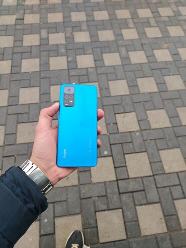 Xiaomi: Xiaomi Redmi Note 11, 128 GB, rəng - Göy, 
 Düyməli, Barmaq izi, Face ID