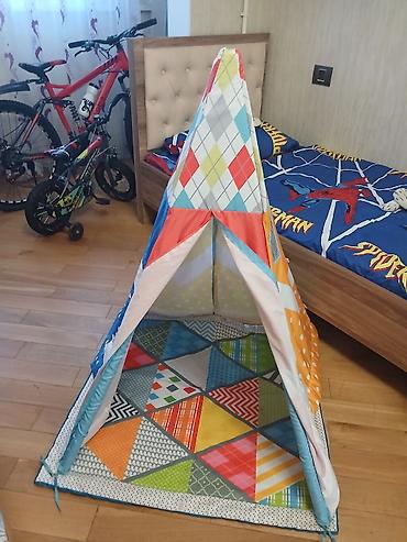 toy sac duzumleri: Uşaq üçün rəngarəng tipi-çadır - Model: ev şəraitində oyun üçün tipi — 1