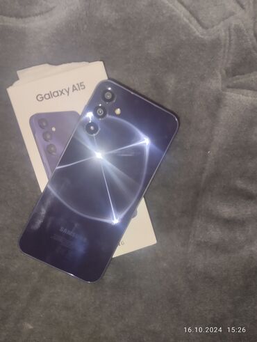 samsung galaxy z fold 3: Samsung Galaxy A15, 128 GB, rəng - Mavi