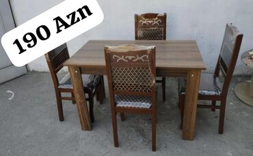 ucuz stol stul desti: Qonaq otağı üçün, Yeni, 4 stul, Azərbaycan