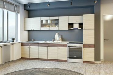 Кухонные гарнитуры: Кухонные гарнитуры современного дизайна - Прямые и Г-образные решения — 13