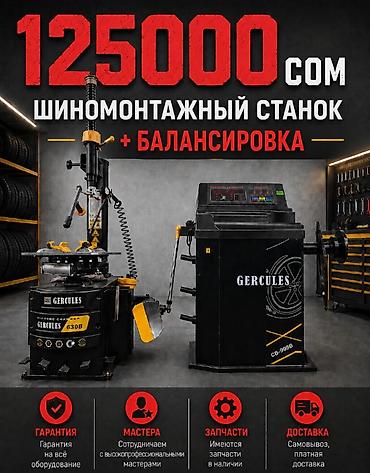 Шиномонтажный комплект GERCULES: станок для монтажа/демонтажа шин +