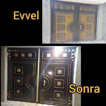 Həyət darvazaları: 1️⃣ darvazalari̇n renglenmesi̇ xi̇dməti̇ növbəti̇ el i̇şi̇mi̇z 😍 — 14