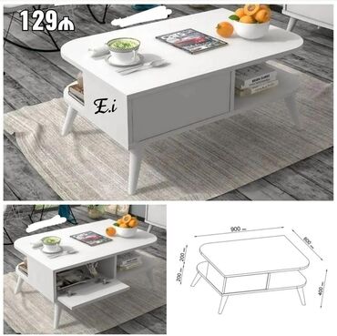 optimal metbex mebelleri: Dördbucaq masa, Açılmayan, Təkərsiz