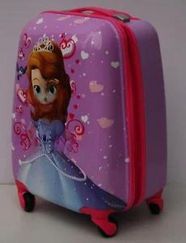 Rančevi, torbe i koferi: Dečiji kofer na točkiće sa motivom princeze Sofije. Kofer ima — 12