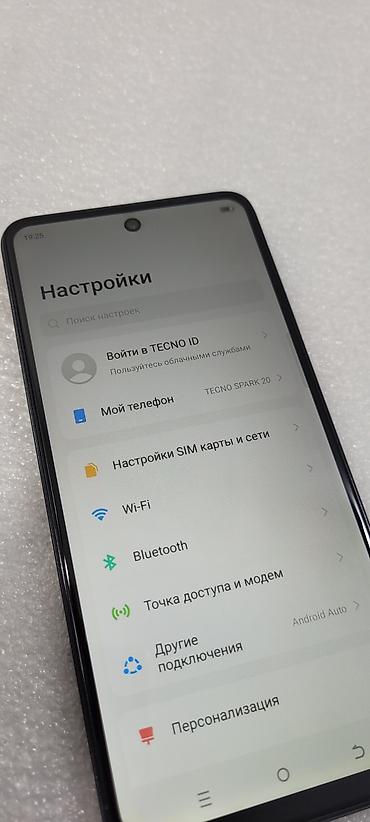 Tecno: Tecno Spark 20, Б/у, 256 ГБ, цвет - Черный, 2 SIM — 6