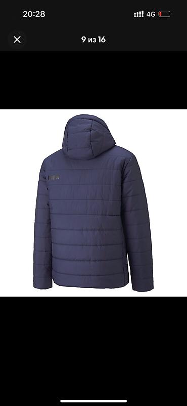 tech flecce: Мужская куртка, S, M, L, Puma, Новый, цвет - Синий, Самовывоз, Платная доставка — 5