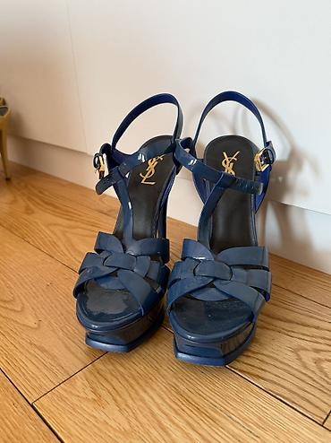 ysl ayakkabı: YSL “Tribute” platformlu qadın sandal kolleksiyası - Model: Saint — 3