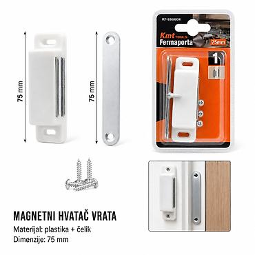 KMT Magnetni hvatač/ograničivač vrata – 75 mm (SKU: 9368004, EAN: ) -