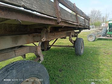 Lapetlər: Kənd təsərrüfatı üçün ikioxlu qoşqu - Traktora qoşulan, ön halqali — 7
