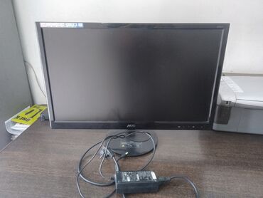 мониторы 42: Монитор, AOC, Б/у, LED, 22" - 23"