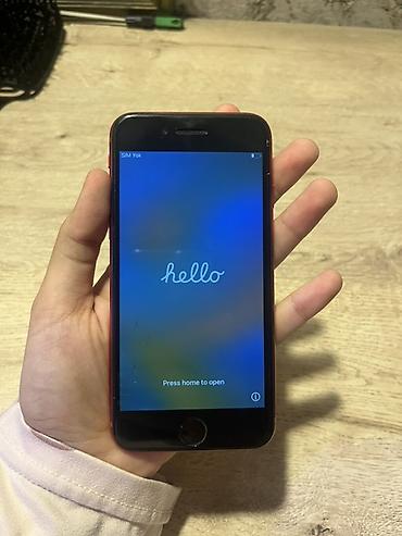 iphone plata: IPhone 8, 64 GB, Qırmızı, Barmaq izi — 1