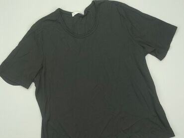 czarne t shirty basic: T-shirt, L, stan - Bardzo dobry