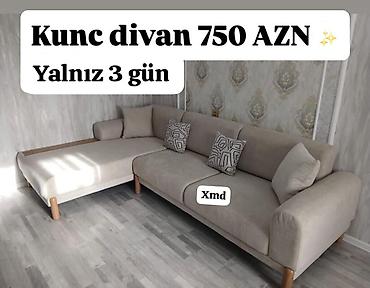 acilan kreslo ucuz qiymete: Künc divan – rahat və funksional dizayn - Rəng: açıq bej, neytral ton — 1
