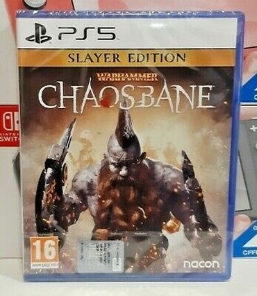 Oyun diskləri və kartricləri: PlayStation 5 warhammer chaosbane slayer edition