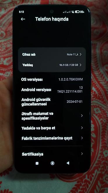 a54 8 256: Redmi Note 11, 128 GB, rəng - Mavi, İki sim kartlı — 6
